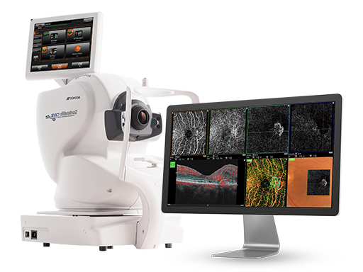 Equipamento oftalmológico OCT Topcon Maestro