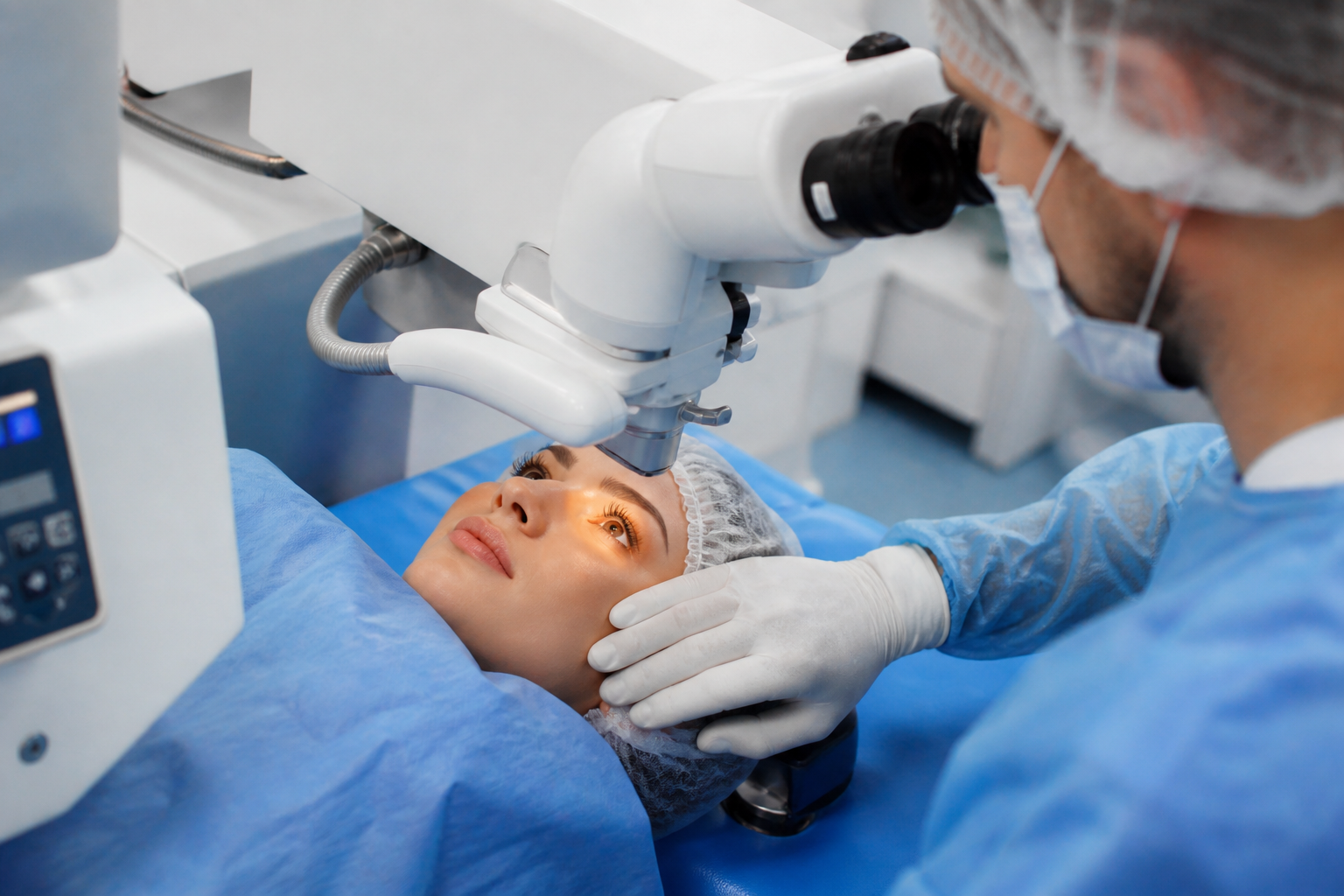 Cirurgia para parar de usar óculos